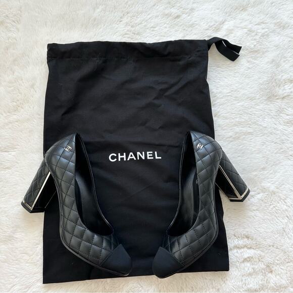 CHANEL women high heel shoes size 36 EU Authentic Retail 1450$ - Picture 10 of 10